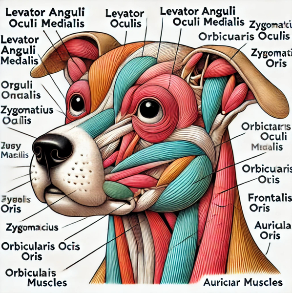 犬の表情筋